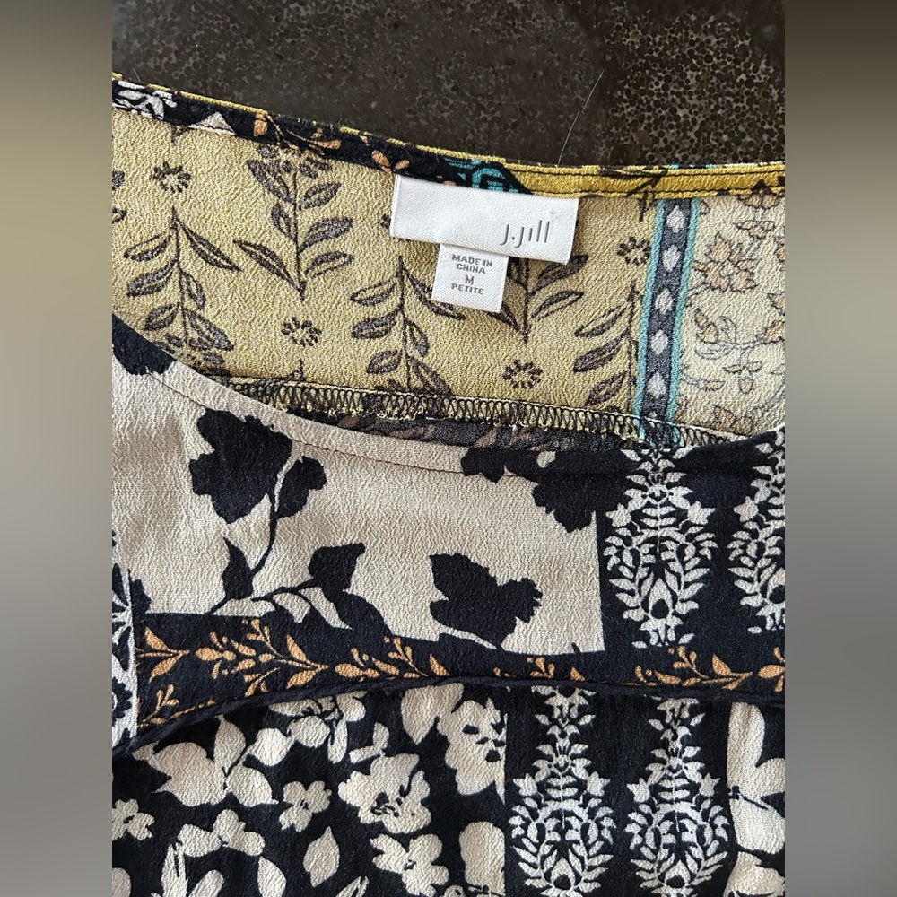 J. Jill | Floral Patchwork Blouse - Picture 4 of 5
